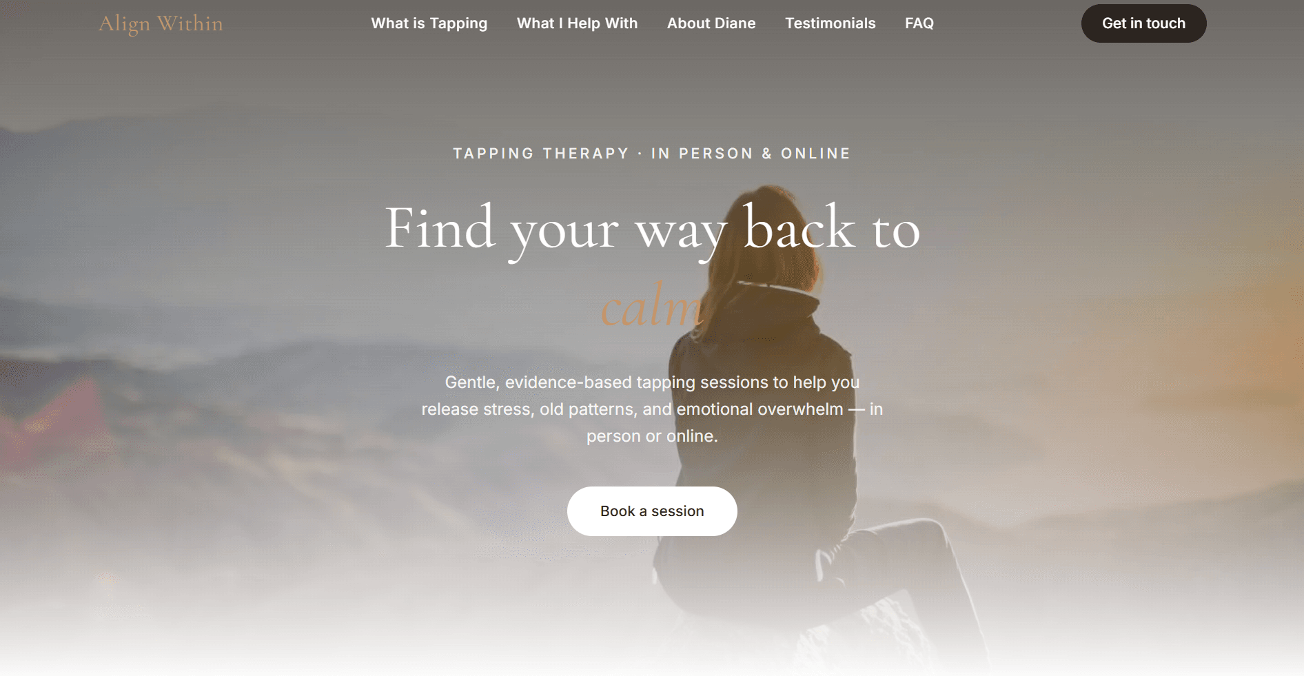 Align Within homepage